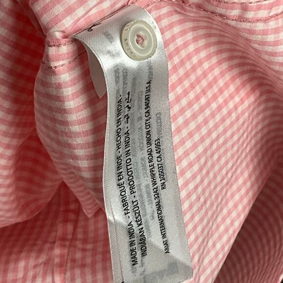 ARIAT Shirt Kirby Button Down Pink White Gingham XXL Western Cowgirl Equestrian - Picture 9 of 16
